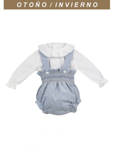 Conjunto bebé smock dos piezas