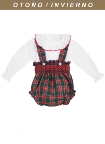 Conjunto bebé smock dos piezas