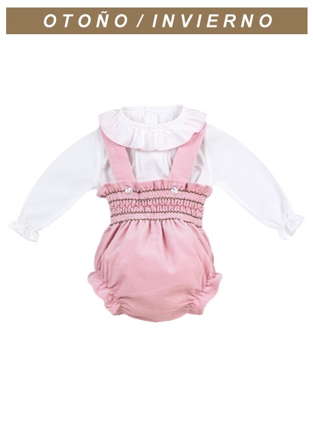 Conjunto bebé smock dos piezas