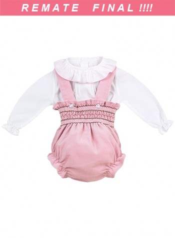 Conjunto bebé smock dos piezas