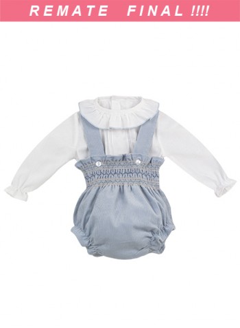 Conjunto bebé smock dos piezas