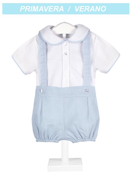 Conjunto pinocho bebé lino