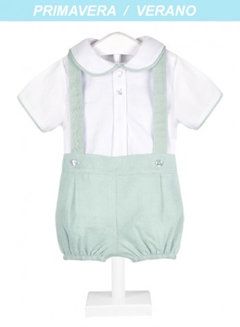 Conjunto pinocho bebé lino
