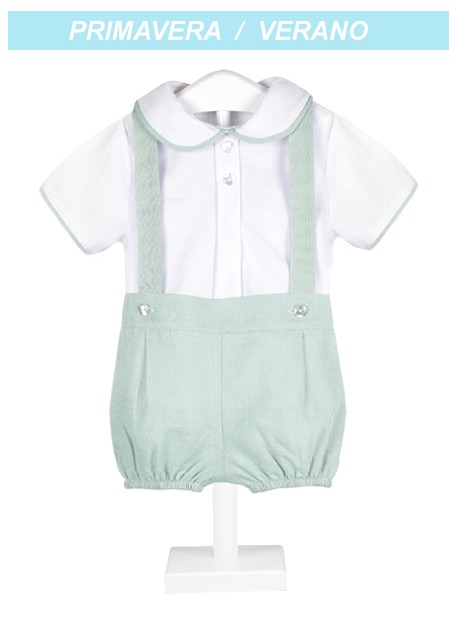 Conjunto pinocho bebé lino