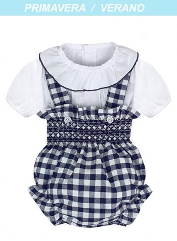Conjunto bebé smock dos piezas